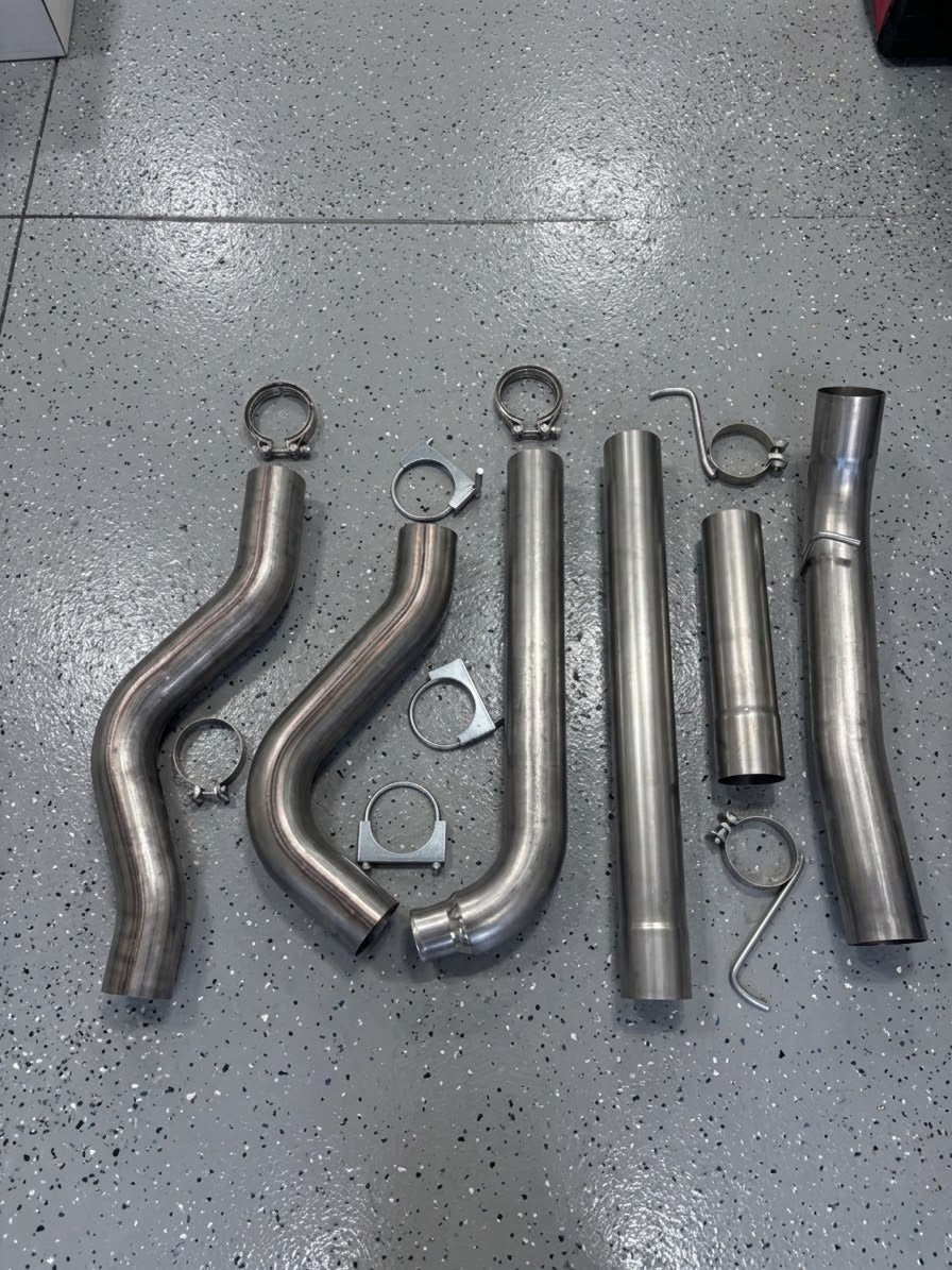 01-07 Duramax 4 inch Stainless 409 exhaust straight pipe kit