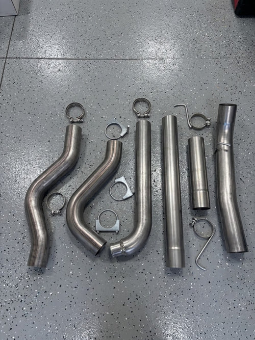 01-07 Duramax 4 inch Stainless 409 exhaust straight pipe kit