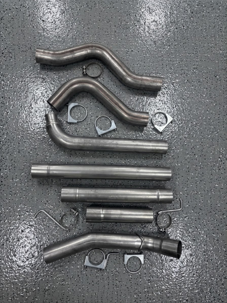 01-07 Duramax 4 inch Stainless 409 exhaust straight pipe kit